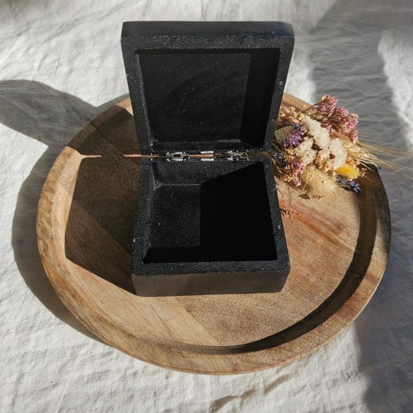 Boîte à bijoux carrée Fleur de Vie – Image 2