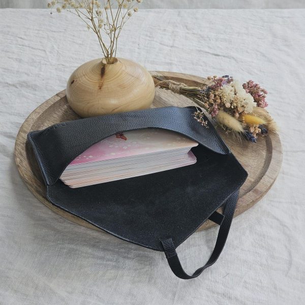 Pochette noire pour oracles ou tarot – Image 2